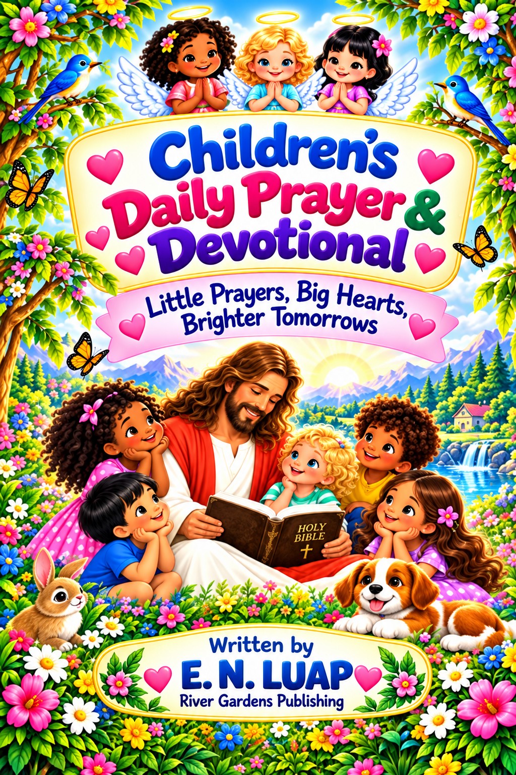 Approved cover of Children’s Daily Prayer & Devotional by E. N. LUAP