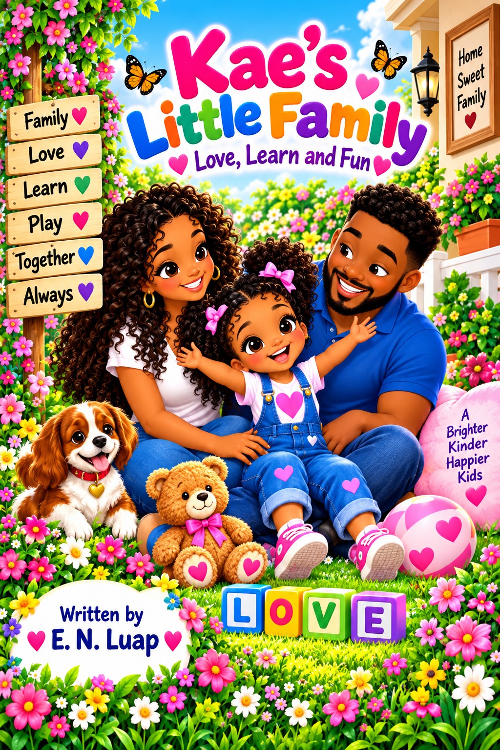 Approved cover of Kae’s Little Family by E. N. LUAP