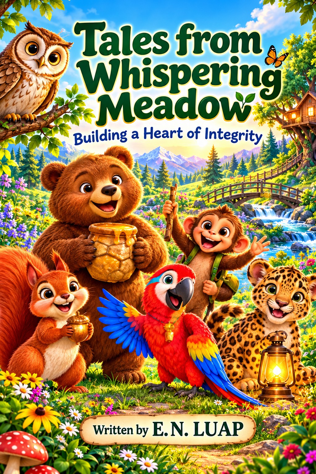 Approved cover of Tales from Whispering Meadow by E. N. LUAP