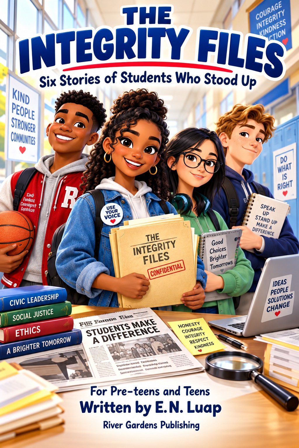 Approved cover of The Integrity Files by E. N. LUAP